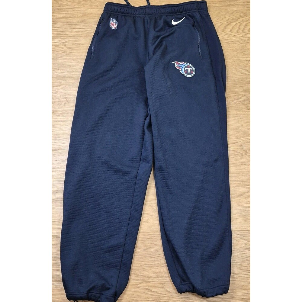 Nike Tennessee Titans On Field Sweatpants Mens XL Navy NFL Embroidered Joggers